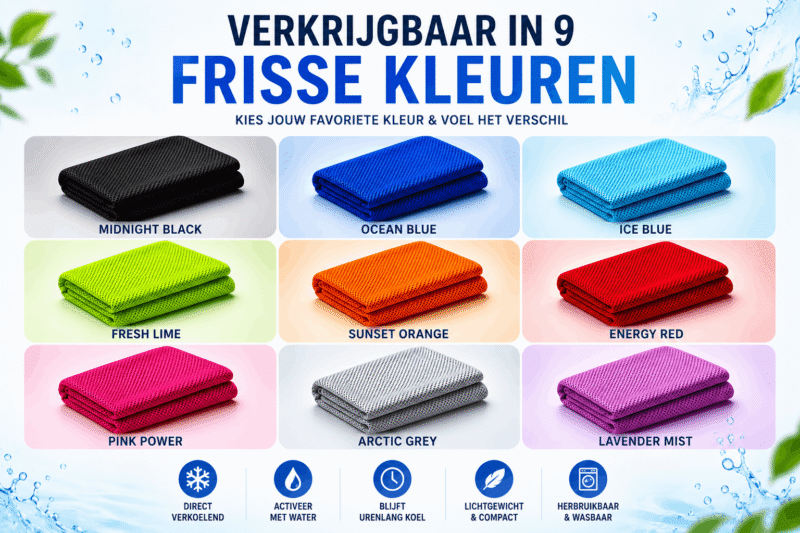 Cooltowel colors royal-wellness.nl